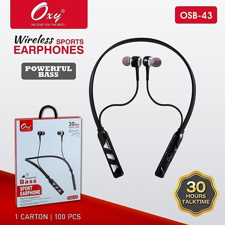 Oxy OSB-43 Wirelees Bluethooth Nackband (30 Hours Music Time With 6 Months Warranty uploaded by business on 8/30/2020