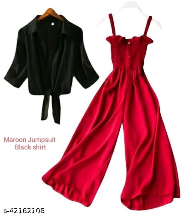 Stylish jumpsuit  uploaded by Sam's collection on 8/12/2021