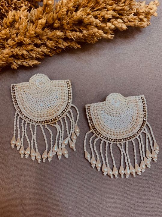 Embroidered earrings  uploaded by _go_baeffeely_ on 8/12/2021