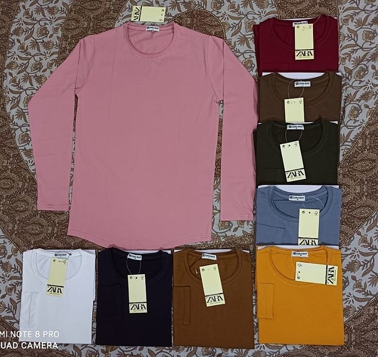 Cottan lycra Full sleeve tshirts uploaded by business on 8/30/2020