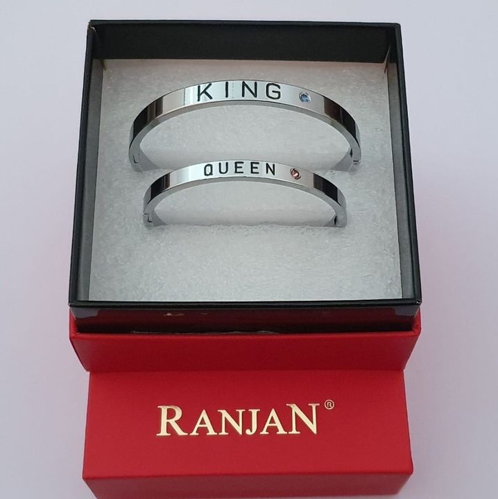 King & Queen hands braslet (Kada) uploaded by AANANDAM on 8/12/2021