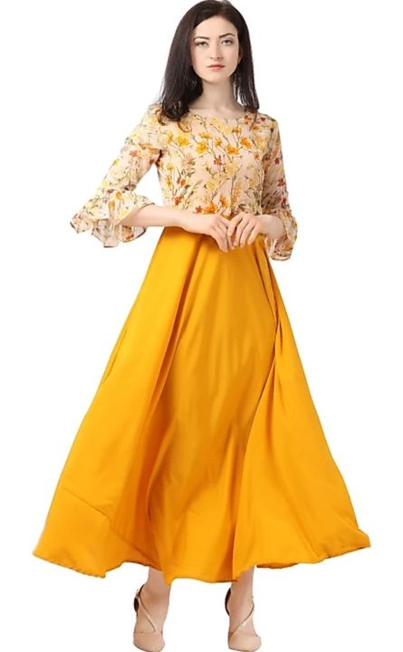 Women maxi yellow dress uploaded by business on 8/12/2021