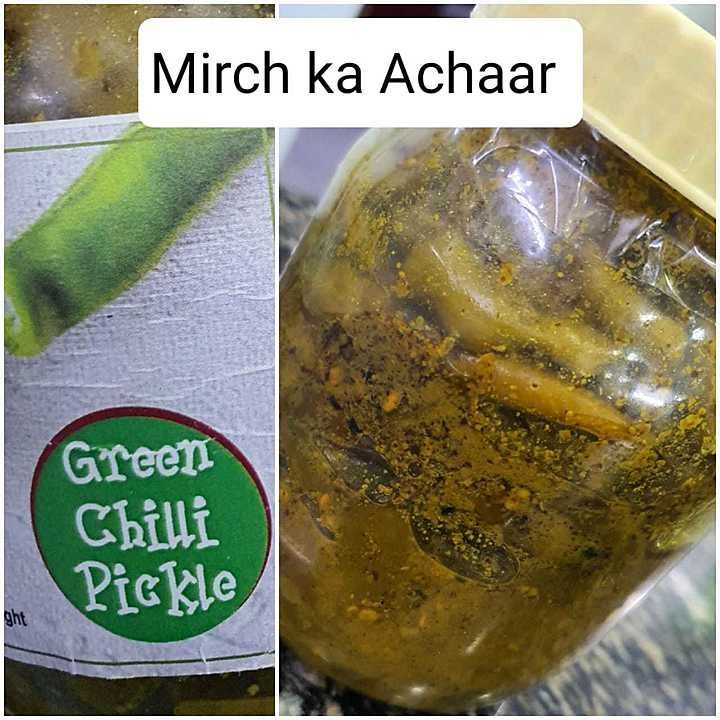 Home made pickle (Hari Mirchi) uploaded by Reenolds Rubber on 8/30/2020