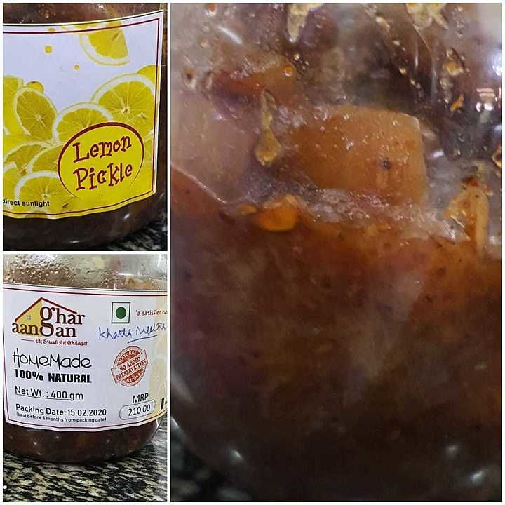 Home made pickle (Khatta Meetha) uploaded by Reenolds Rubber on 8/30/2020