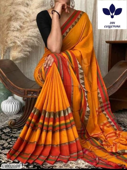 Catalog Name:* Delicate Solid Cotton Silk Handloom Saree With Temple Border uploaded by 🌺ATTRACTIVE COLLECTIONS 🌺 on 8/12/2021