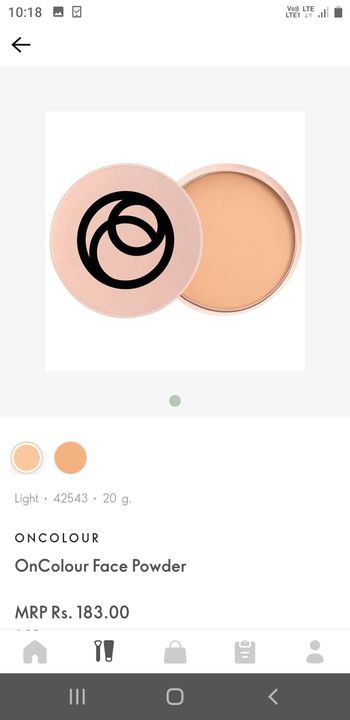 On colour face powder uploaded by business on 8/13/2021