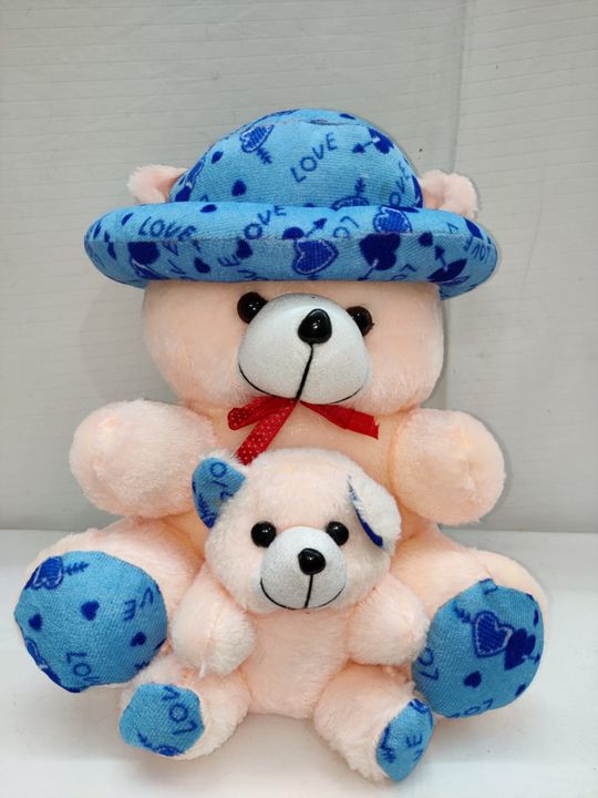 CREME TEDDY WITH BABY  uploaded by DAYAL JI TRADERS on 8/13/2021