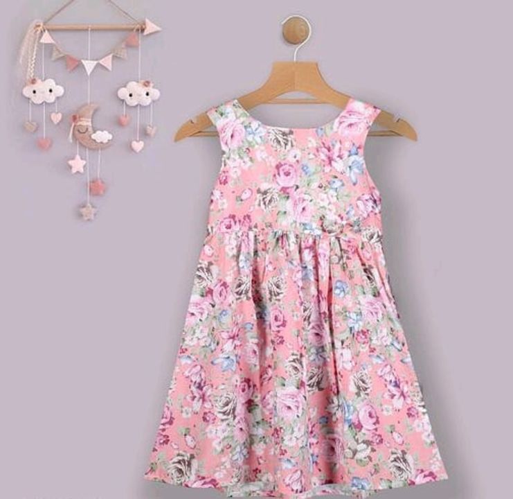Kids Printed Casual Fit and Flare Dress uploaded by Clicktobuykart on 8/13/2021