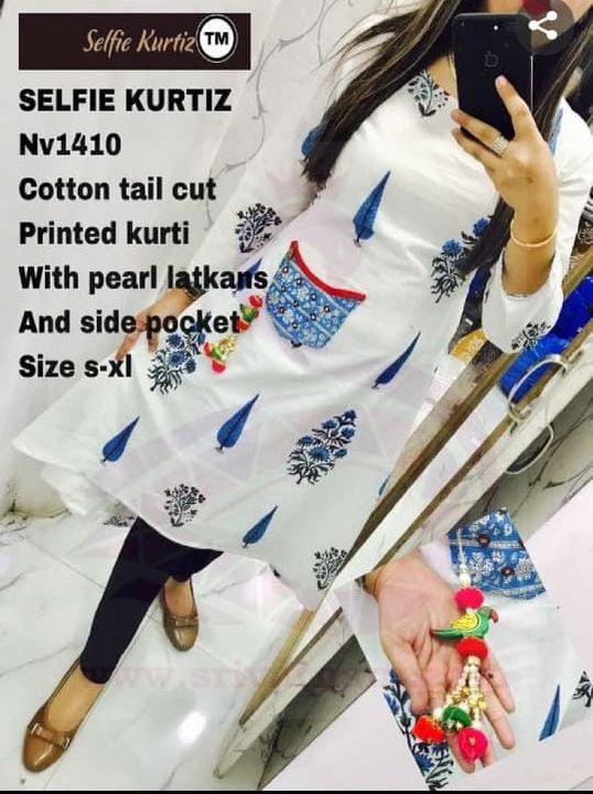 Post image *New Article festival sesion Special😍*
*we don't design clothes. We design dreams 😊*

*Kurti :- Fabric reyon print and Pokit with Latakn* 
*Lenght of kurtis is 45 🥳**pent :- Polyestr Leggings☺*
*Size S to 3XL ,36 to 46*
*Price only 640/-**free shipping*
*We Believe in quality😍**Sale fast get fast 😍*
*Full stock available book fast 😍*👗👗👗👗👗👗👗👗👗👗