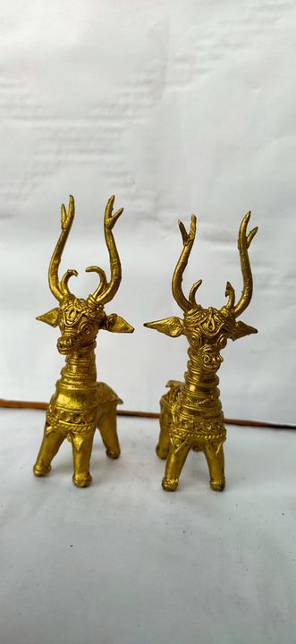 Dokra Handicraft deers uploaded by Subham Mondal on 8/13/2021