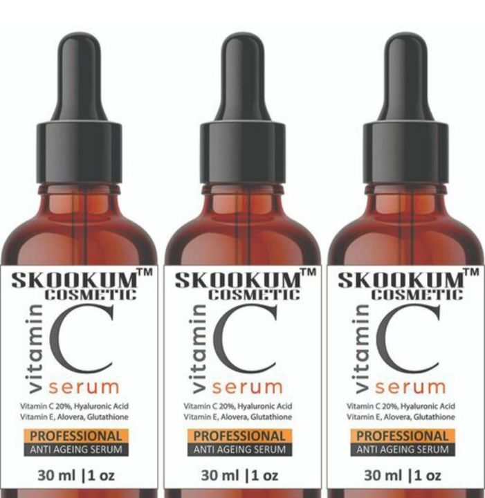 Skookum vitamin C&E face serum uploaded by Babita Malviya on 8/13/2021