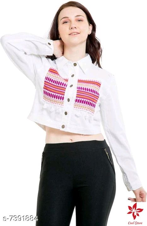 Trendy crop jacket uploaded by business on 8/13/2021