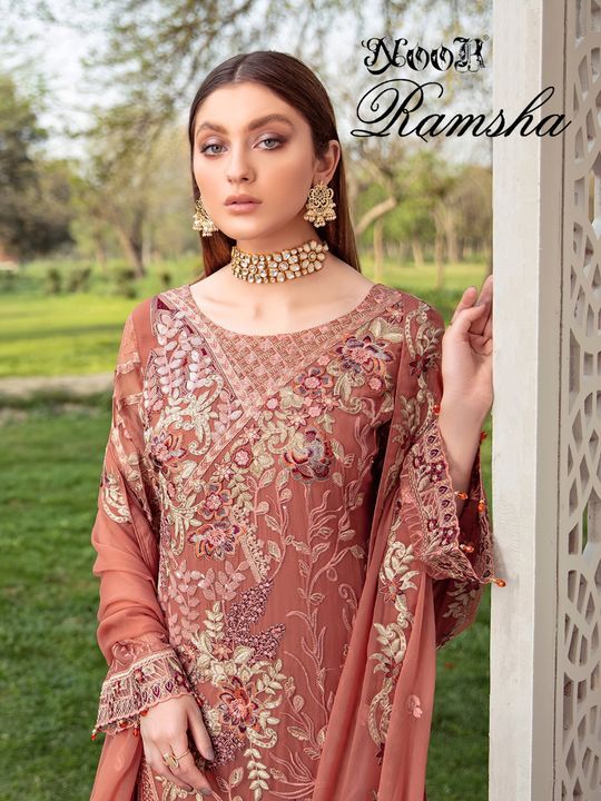 NOOR RAMSHA uploaded by Vedh Fashion on 8/13/2021