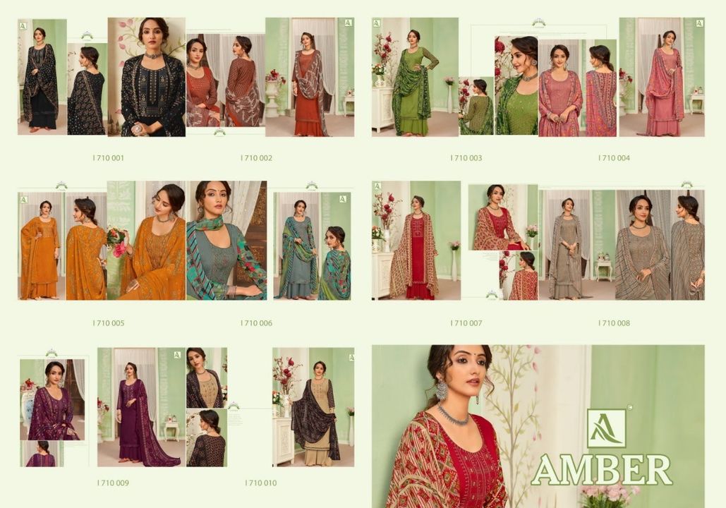 ALOK SUIT AMBER uploaded by Vedh Fashion on 8/13/2021