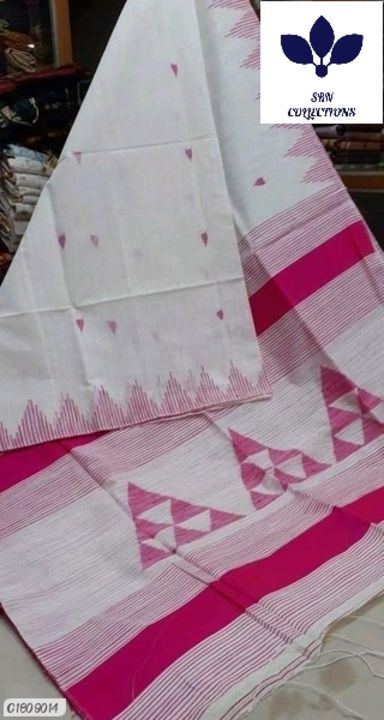 *Catalog Name:* Special Handloom Printed Kathi Khadi Sarees With Tassels uploaded by 🌺ATTRACTIVE COLLECTIONS 🌺 on 8/13/2021