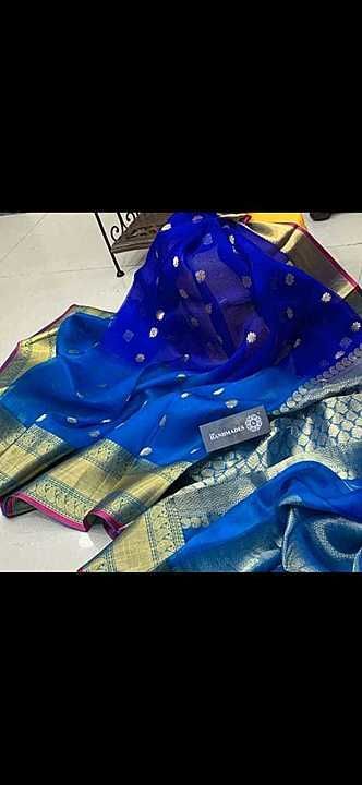 Banarasi handloom saree  uploaded by business on 8/30/2020