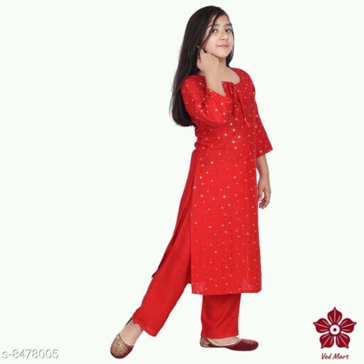 Cutiepie Trendy Girls Kurta Suit Sets uploaded by business on 8/14/2021