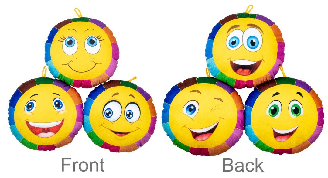 Emoji pillow uploaded by business on 8/14/2021