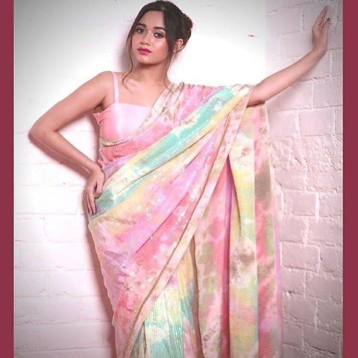 CELEBRITY STYLE SEQUENCE SAREE COLLECTION BY NICE CREATION.. uploaded by business on 8/14/2021