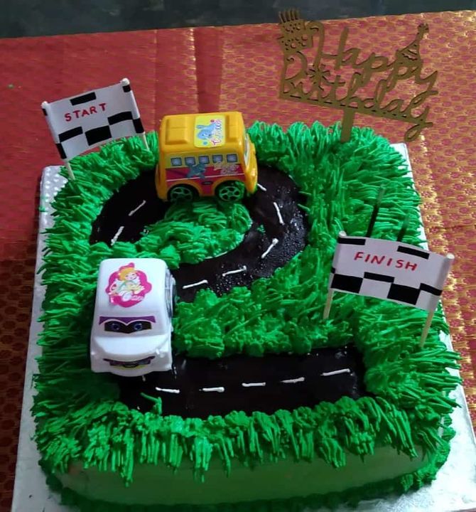 Road design Cake uploaded by Shabna Cake House on 8/14/2021