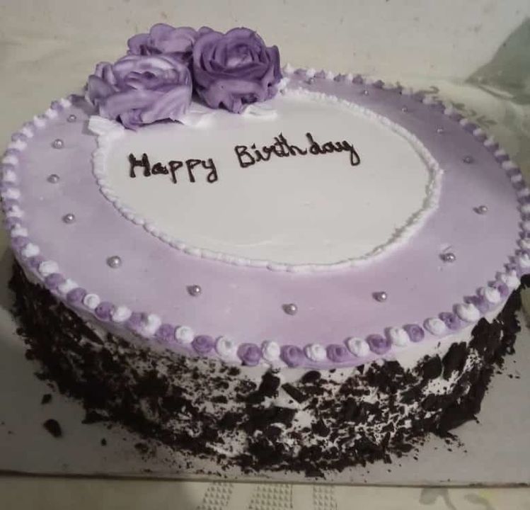 Purple Black forest cake  uploaded by Shabna Cake House on 8/14/2021