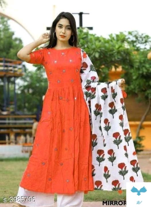 women kurta set uploaded by Karni fashion hub on 8/15/2021