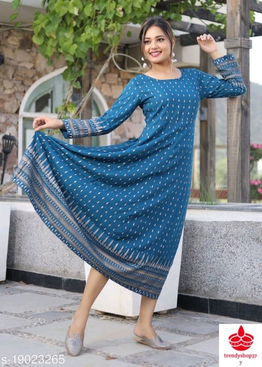 Rayon kurtis uploaded by business on 8/15/2021