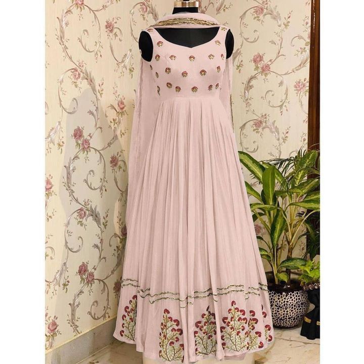 LUNCHING NEW DESIGNER PARTY WEAR EMBROIDERY WORK GOWN WITH DUPATTA* uploaded by business on 8/15/2021
