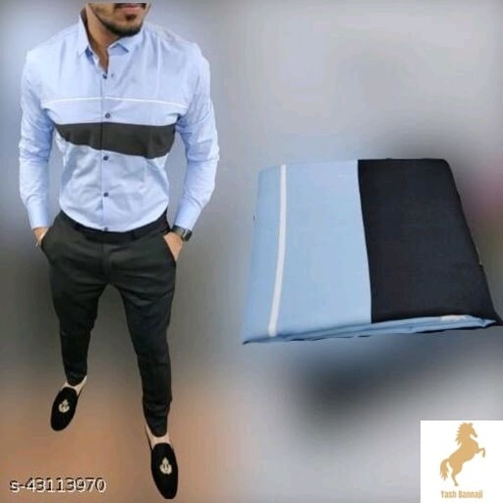 Stylish Modern Men Shirt Fabric uploaded by business on 8/15/2021