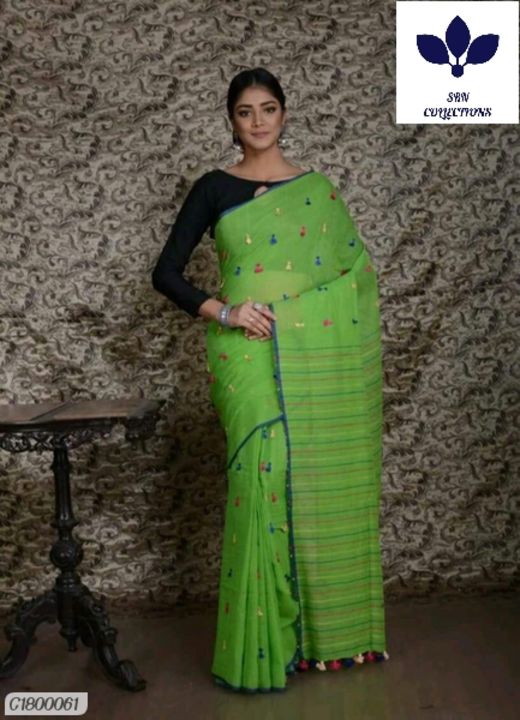 *Catalog Name:* Delicate Woven Cotton Saree uploaded by 🌺ATTRACTIVE COLLECTIONS 🌺 on 8/15/2021