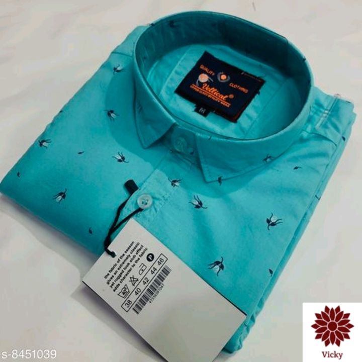 Post image Catalog Name:*Free Mask Comfy Ravishing Men Shirts*Fabric: CottonSleeve Length: Long SleevesPattern: PrintedMultipack: 1Sizes:M (Chest Size: 41 in, Length Size: 30 in) L (Chest Size: 41 in, Length Size: 30 in) XL, XXLEasy Returns Available In Case Of Any Issue*Proof of Safe Delivery! Click to know on Safety Standards of Delivery Partners- https://ltl.sh/y_nZrAV3