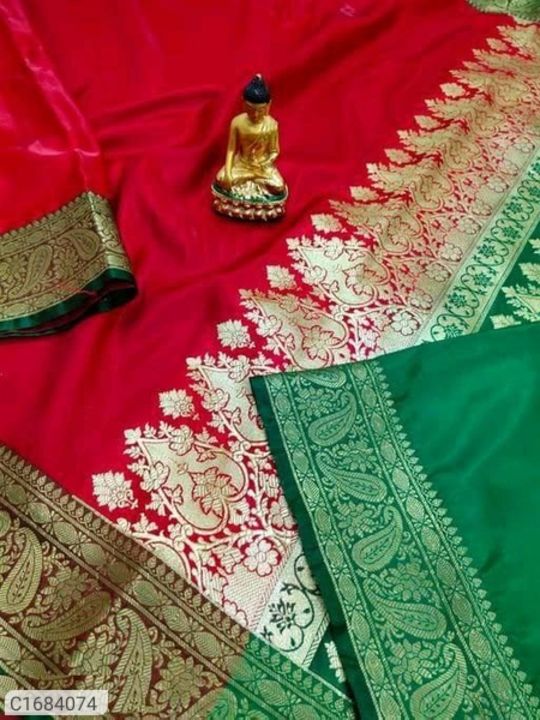 Post image Kanjivaram Banarsi silk saree