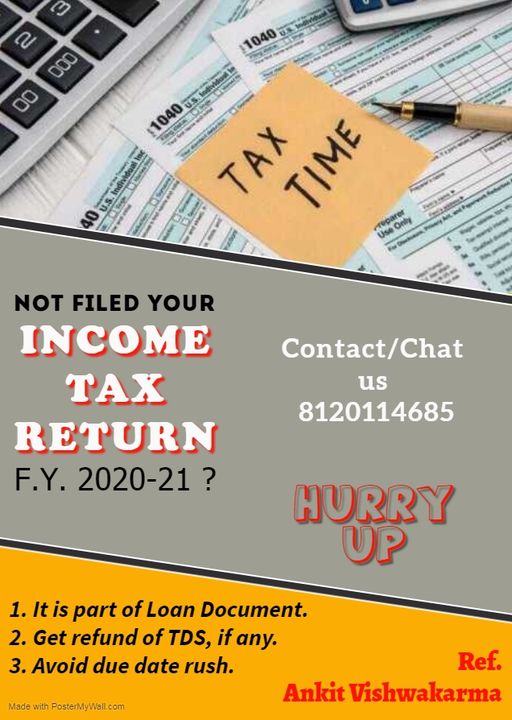 ITR FILING uploaded by business on 8/15/2021