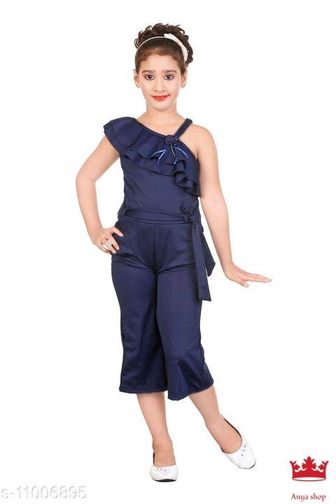 Solid Jumpsuit for girls uploaded by Anya shops on 8/16/2021