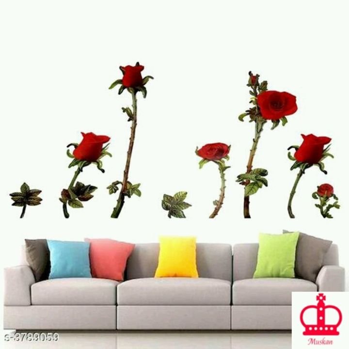 Beautiful vinyl decorative wall stickers  uploaded by business on 8/16/2021