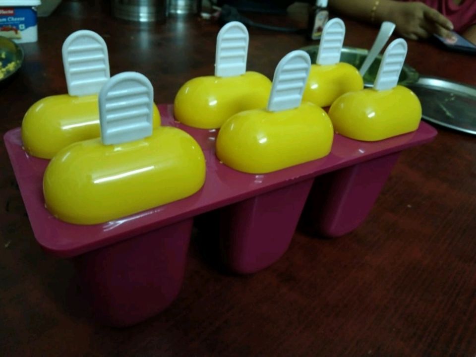 Willanzy plastic ice-cream candy kulfi maker popsicle mould set of 6 pcs uploaded by Sai's on 8/16/2021