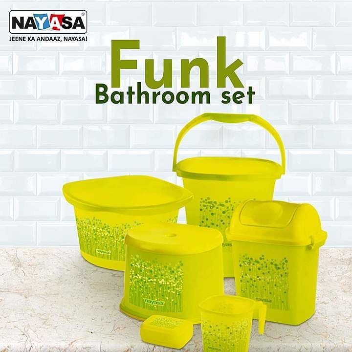Bathroom Set Funk Green uploaded by Krishna Sales on 5/30/2020
