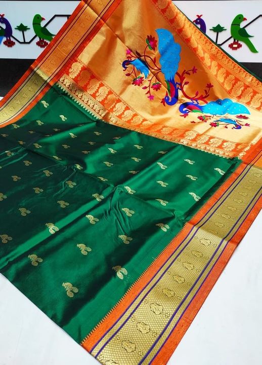 Silk paithani saree uploaded by business on 8/16/2021