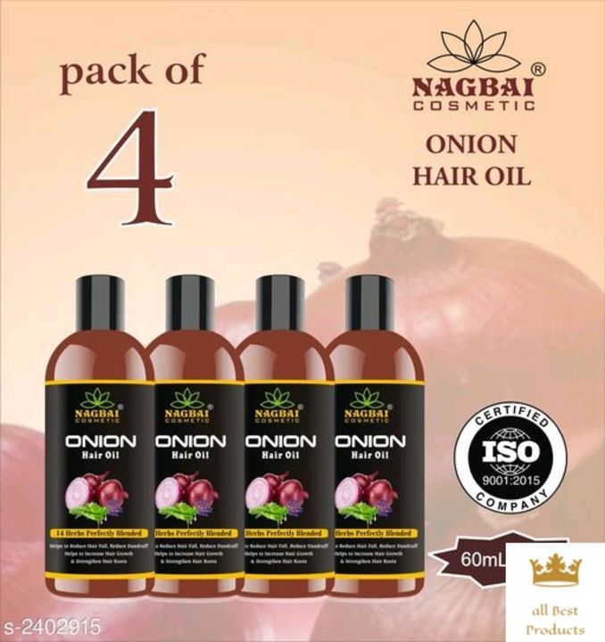 Hair Nagbai Onion Herbal Hair Oil uploaded by business on 8/16/2021