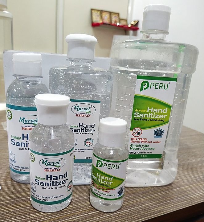 Peru Hand sanitizer gel uploaded by Gauree & Groups on 8/31/2020