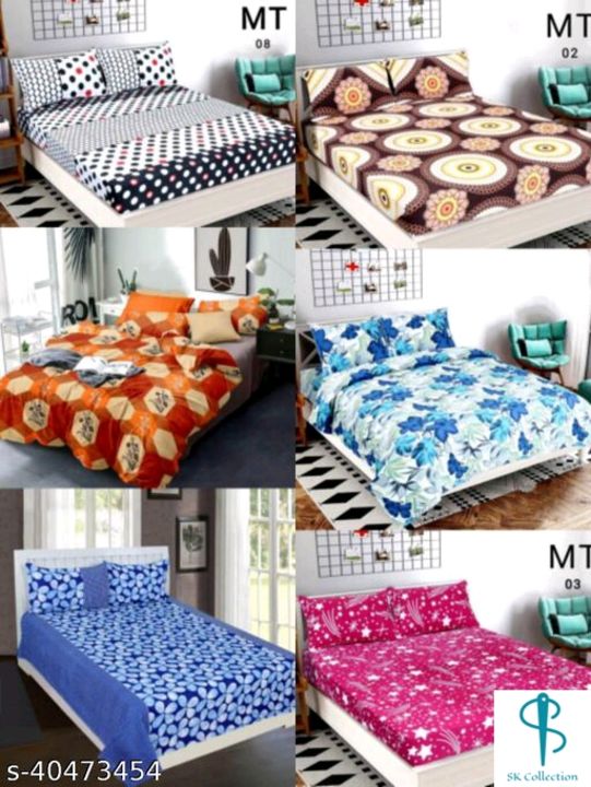 Post image Good quality bed sheetsCasho on delivery free Return policy AvailableMultipack of 6 pack Price-1300