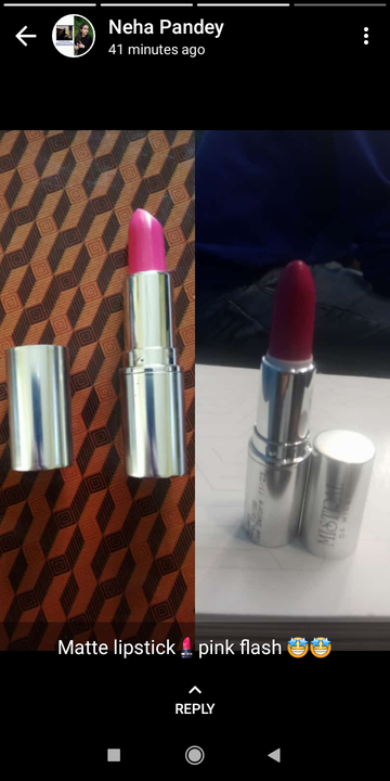 Matte lipstick uploaded by Pooja's store on 8/17/2021