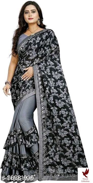 Saree Fabric: Lycra uploaded by V.k collection on 8/17/2021