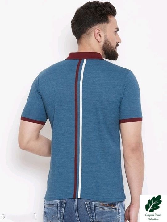 Austin Wood Men's Blue Solid Polo Neck T-shirt
Fabric: Cotton uploaded by Gayatri Sahu on 8/17/2021