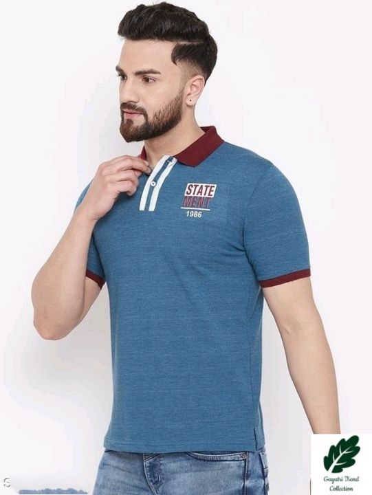 Austin Wood Men's Blue Solid Polo Neck T-shirt
Fabric: Cotton uploaded by Gayatri Sahu on 8/17/2021