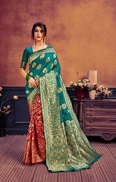 Kanjivaram silk saree  uploaded by Agrawal women fashion  on 8/31/2020