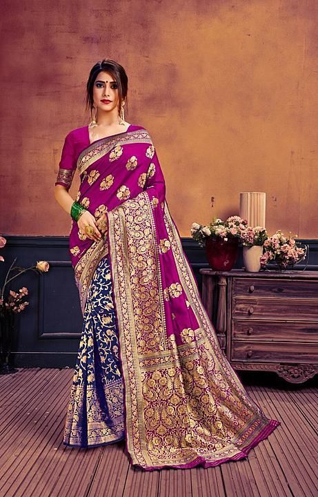 Kanjivaram silk saree  uploaded by Agrawal women fashion  on 8/31/2020