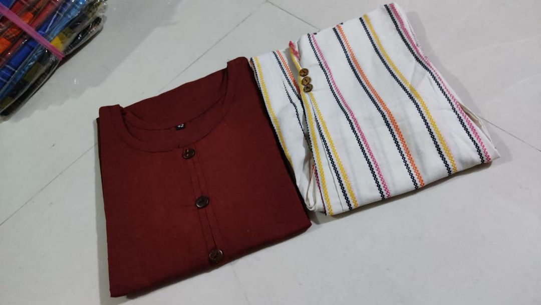 Khadi kurti trouser and pant uploaded by business on 8/17/2021