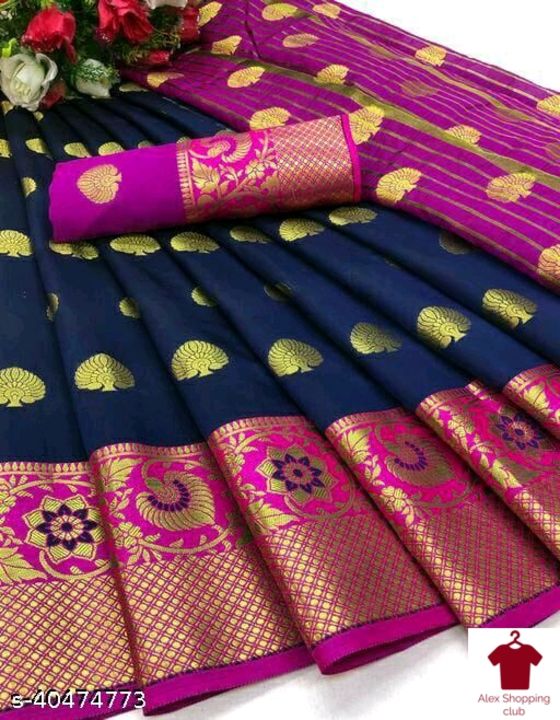 Post image Price 600 Watsap no 6268819229Aagyeyi Alluring Sarees
Saree Fabric: Kanjeevaram SilkBlouse: Running BlouseBlouse Fabric: JacquardMultipack: SingleSizes: Free Size (Saree Length Size: 5.5 m, Blouse Length Size: 0.8 m) 
Dispatch: 2-3 Days