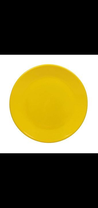 Parkkhi Rd yellow dinner plate uploaded by Parkhi IMPEX on 8/31/2020